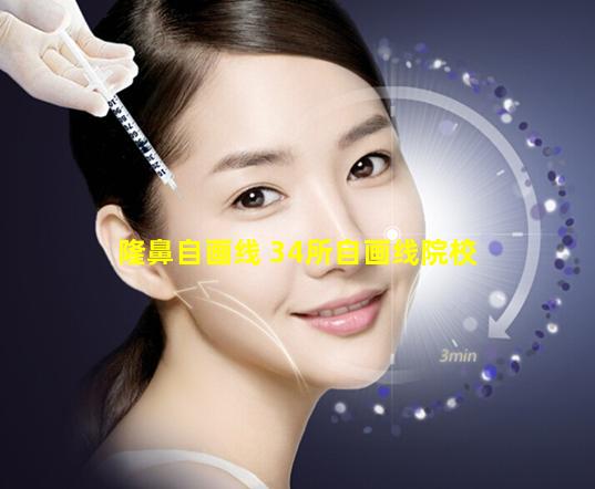 隆鼻自画线 34所自画线院校